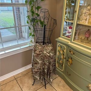 Banana Republic Paisley Midi Skirt Y2K